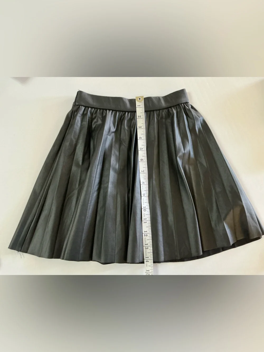ZARA - Faux Leather Mini Skirt - Picture 7 of 10